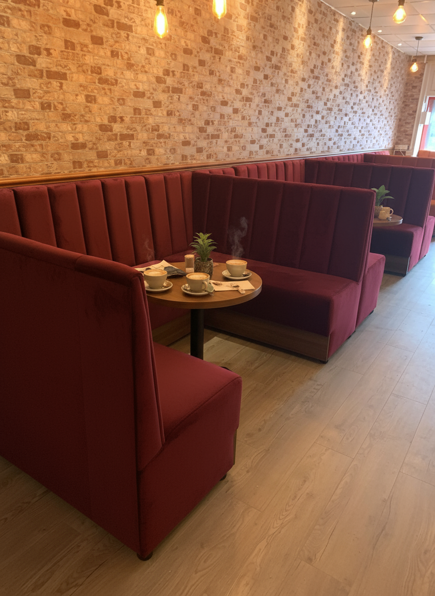 Commercial Booths – RJ Sofas | Custom Made Sofa Manufacturer in Birmingham