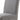 Randall Stud Detail Linen Effect Steel Grey in Walnut Legs