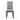 Randall Stud Detail Linen Effect Silver Grey in Black Legs