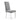 Randall Stud Detail Linen Effect Silver Grey in White Legs