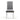 Randall Stud Detail Linen Effect Silver Grey in White Legs