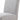 Randall Stud Detail Linen Effect Silver Grey in Walnut Legs