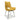 Mako Swivel Leather Effect Yellow Dining Chair