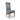 Krista Roll Back Bonded Leather Grey Dining Chair