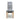 Karta Scroll Back Check Grey Dining Chair