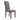 Randall Stud Detail Linen Effect Steel Grey in Walnut Legs