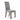 Randall Stud Detail Linen Effect Silver Grey in Walnut Legs