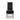 Krista Roll Back Bonded Leather Black Dining Chair
