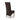 Krista Roll Back Bonded Leather Brown Dining Chair
