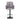Orion Suede Effect Light Grey Bar Stool