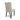 Moseley Waffle Flax Effect Natural Dining Chair in Black Legs