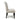 Moseley Waffle Flax Effect Natural Dining Chair in Black Legs