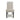 Moseley Waffle Flax Effect Natural Dining Chair in Black Legs
