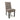 Moseley Waffle Flax Effect Light Brown Dining Chair in Black Legs