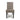 Moseley Waffle Flax Effect Light Brown Dining Chair in Black Legs