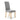 Randall Stud Detail Linen Effect Silver Grey in Natural Legs